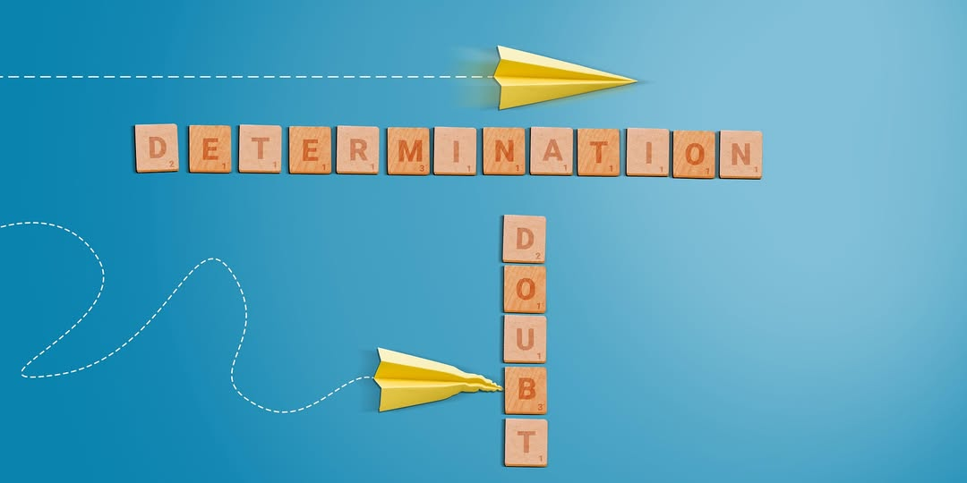 Acțiunea între determinare și îndoială