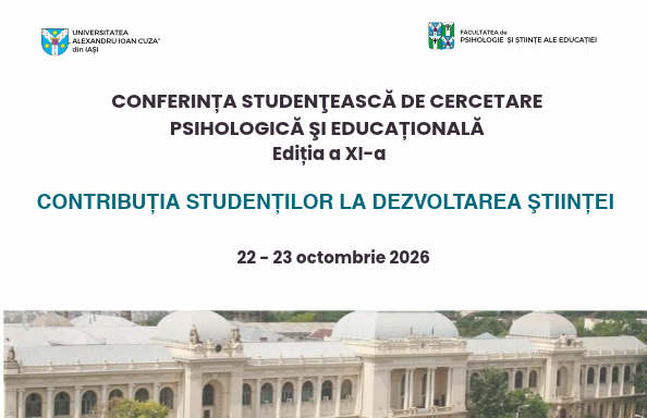 Conferința studențească de cercetare psihologică și educațională 2026
