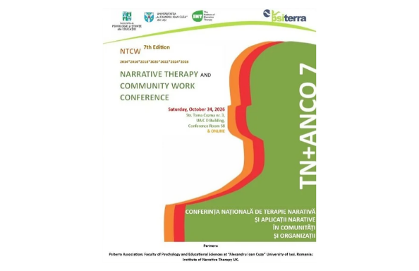 Conferința Națională de Terapie Narativă și Aplicații Narative în Comunități și Organizații