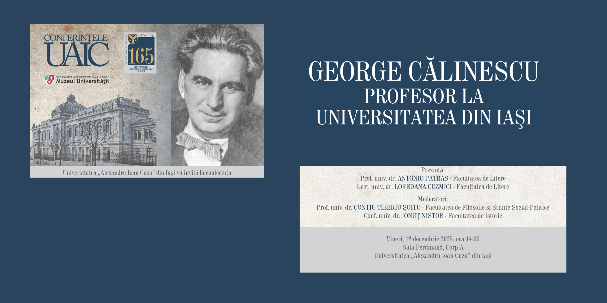conferinta george calinescu uaic