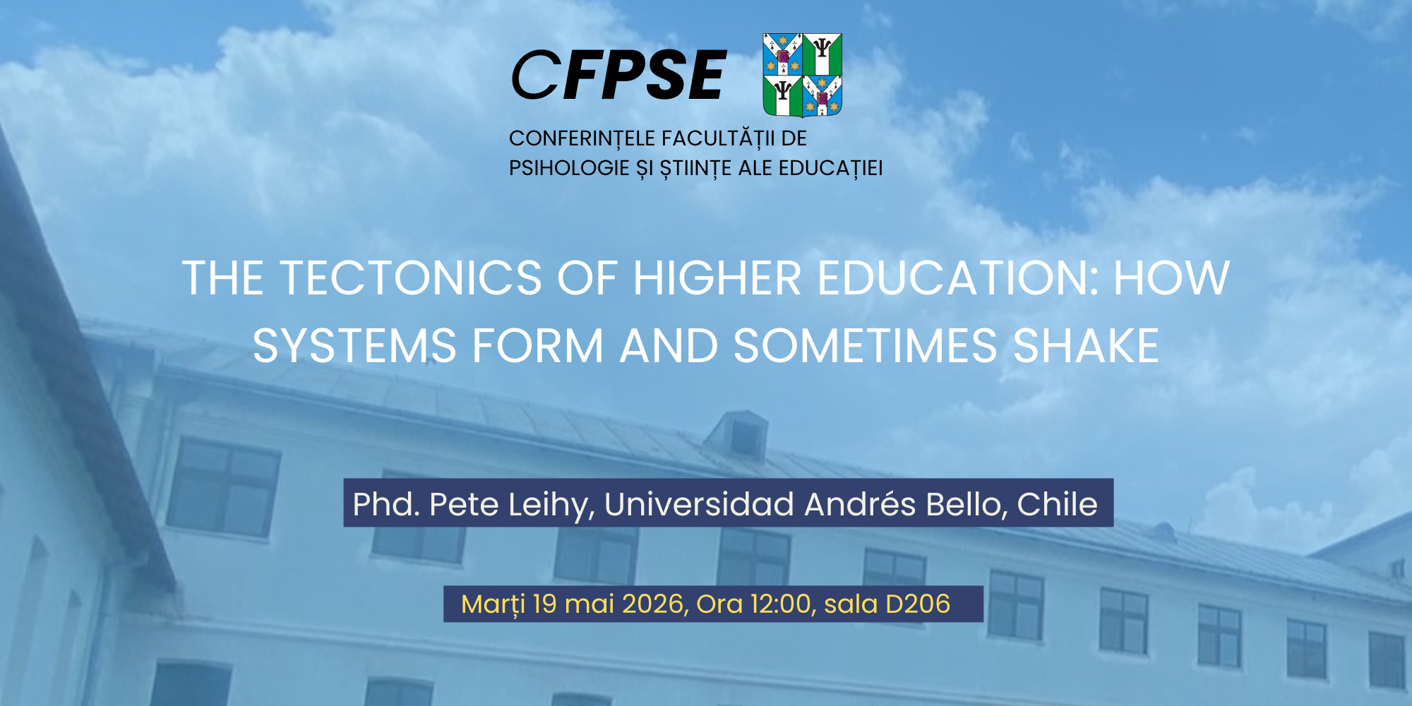 Eveniment The tectonics of higher education: How systems form and sometimes shake