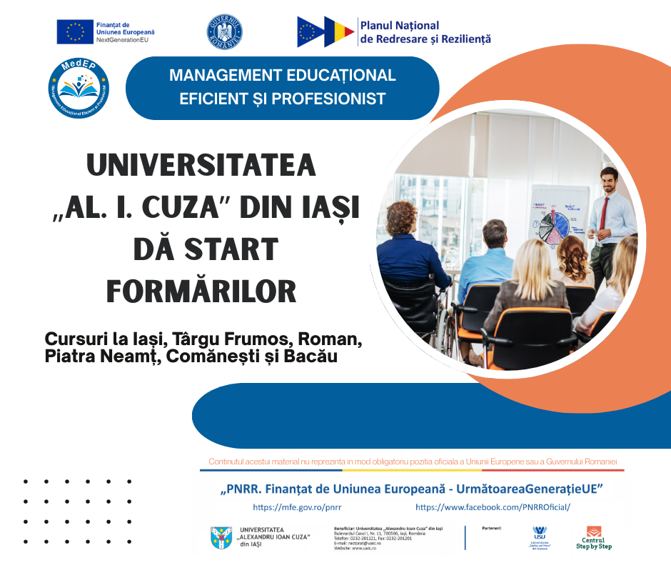 logo inceperea cursurilor la uaic